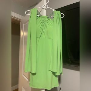 Green homecoming dress